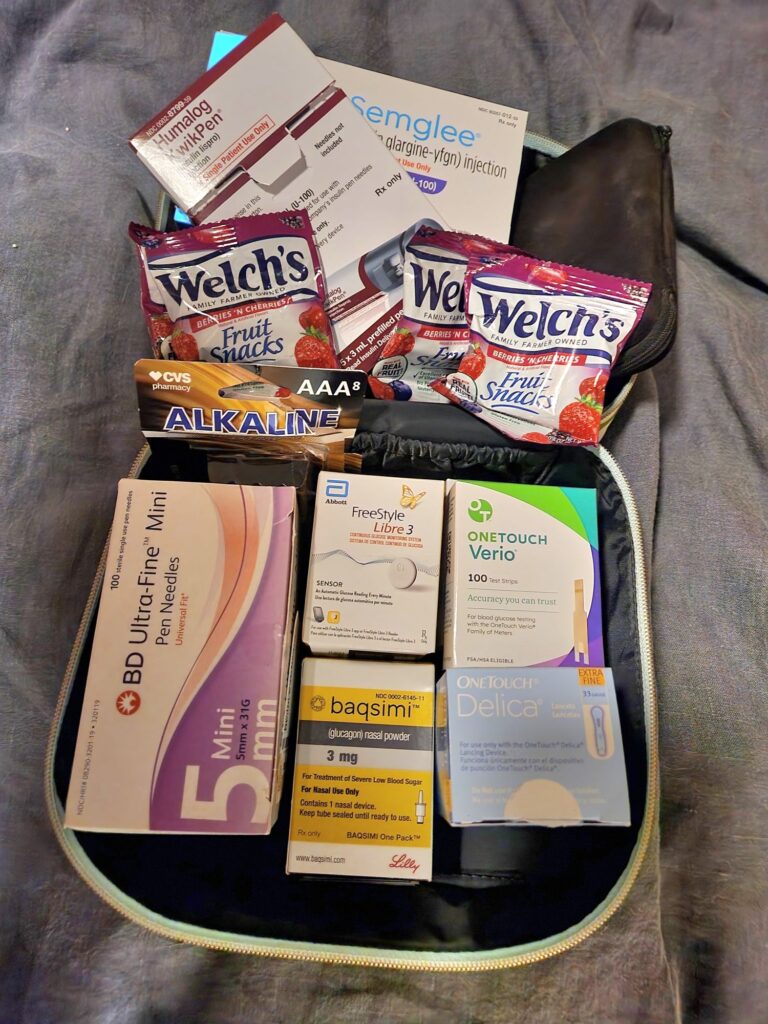 Packing List for a Traveling Type 1 Diabetic