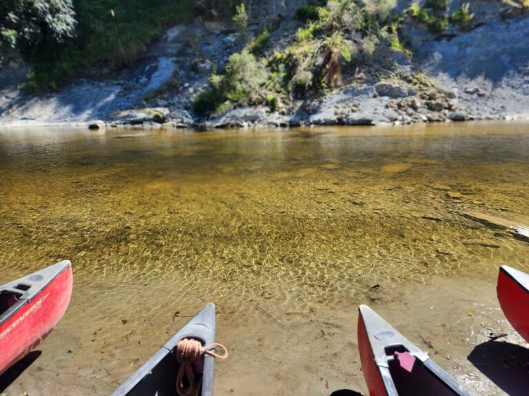 Backpacking Down a River via Canoe in New Zealand